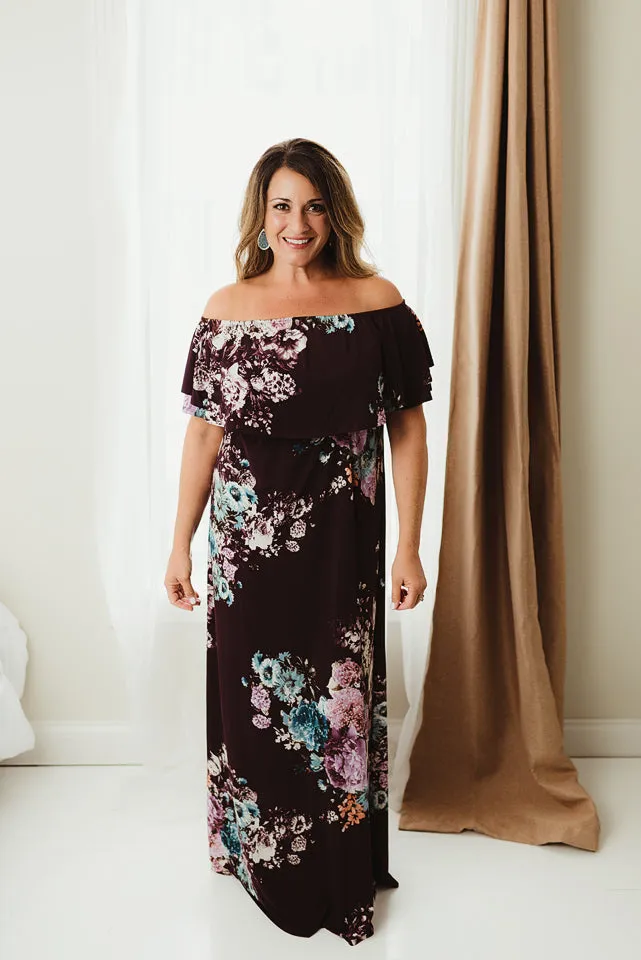 Off Shoulder Maxi