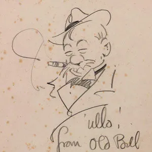 ‘Old Bill’, Captain Bruce Bairnfather’s Eponymous Hero, circa 1920
