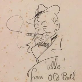 ‘Old Bill’, Captain Bruce Bairnfather’s Eponymous Hero, circa 1920