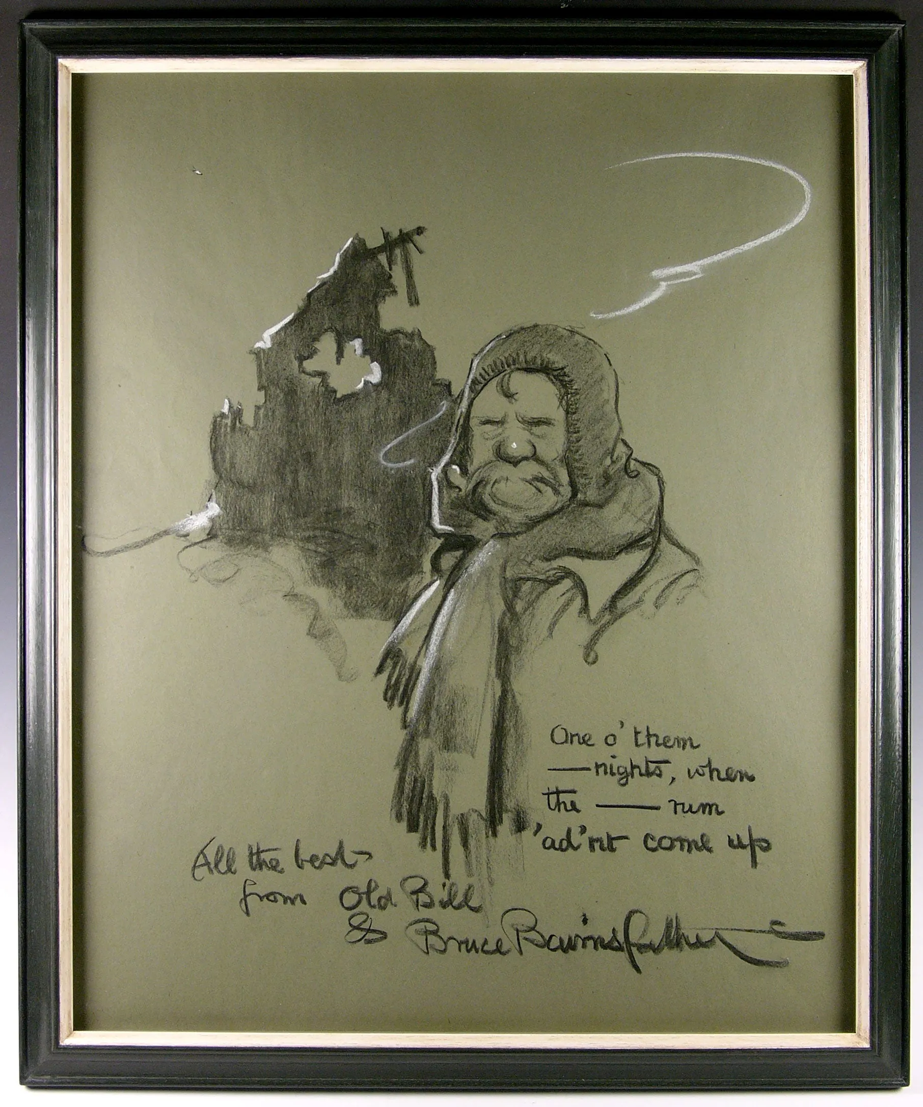 ‘Old Bill’, Captain Bruce Bairnsfather’s Eponymous Hero, Circa 1920