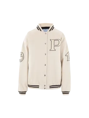 Oversize Bomber Jacket in Canvas
