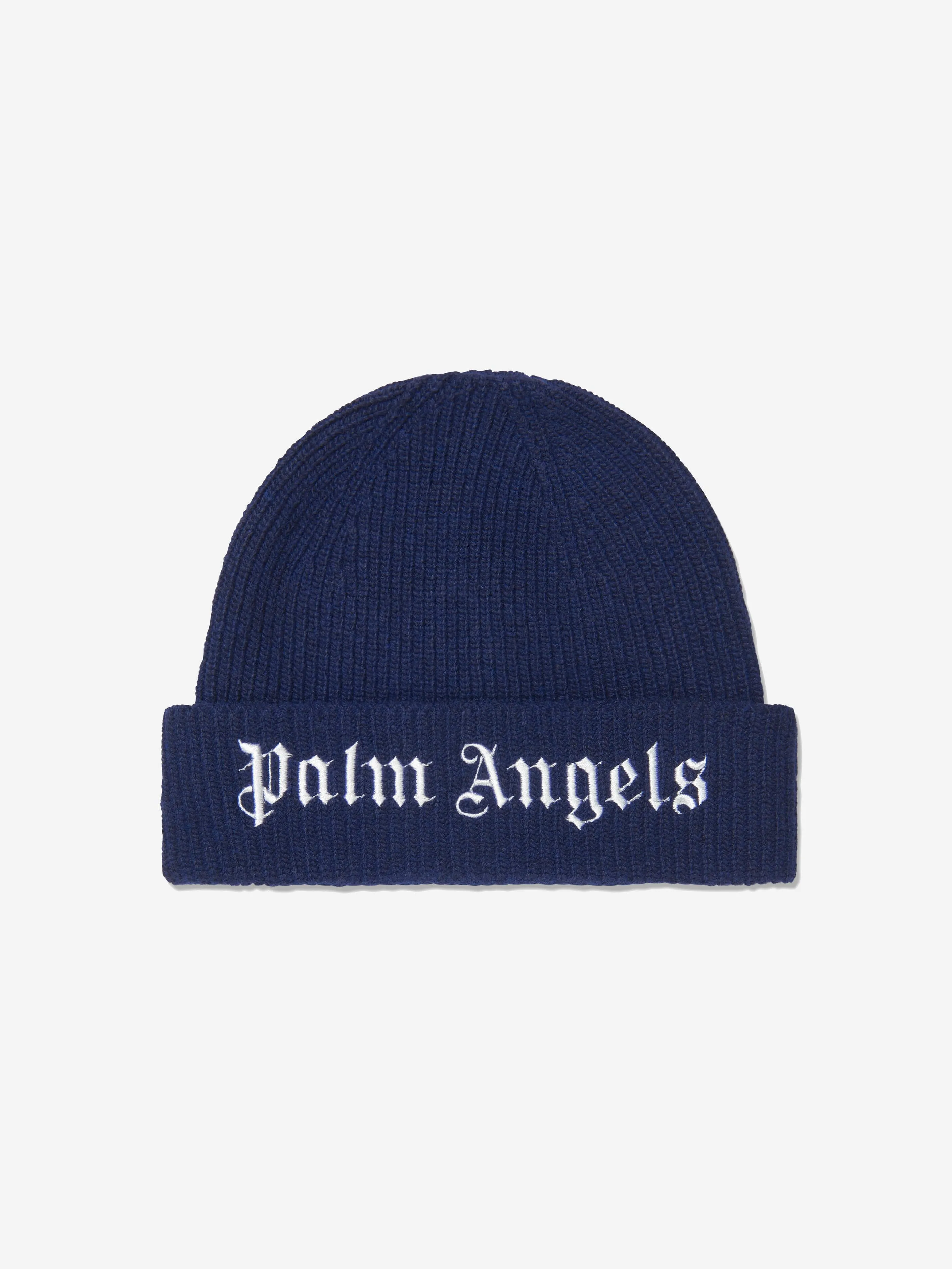 Palm Angels Kids Knitted Logo Beanie
