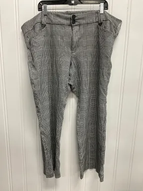 Pants Dress By Torrid In Black & White, Size:26