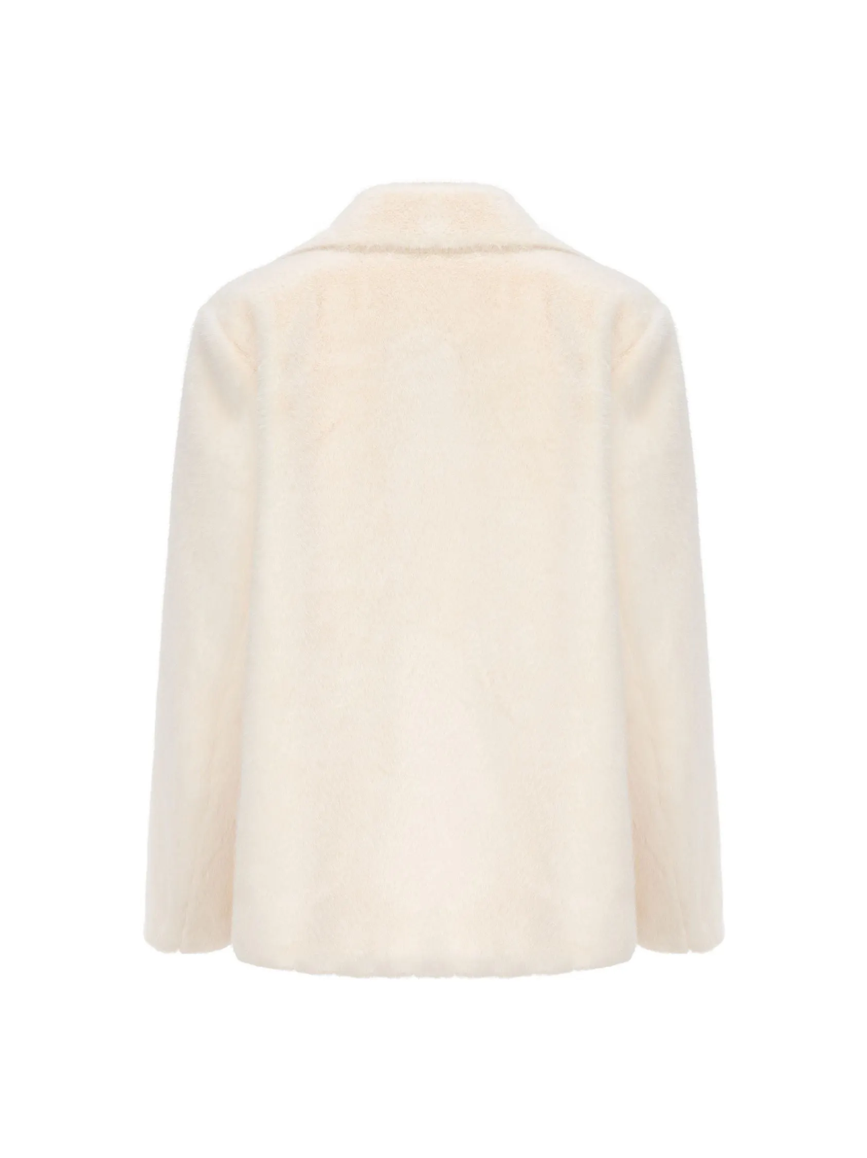 Phoebe Fur Jacket (White)