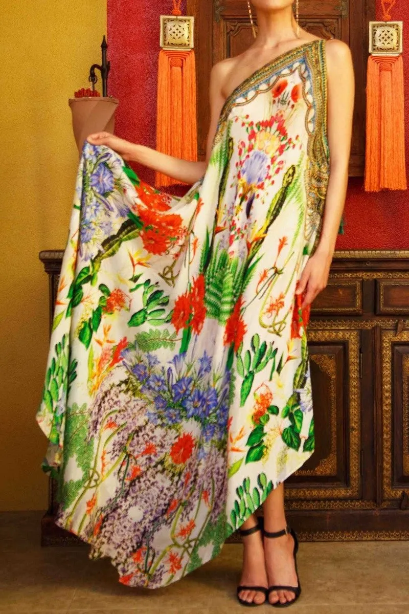 Printed Long Flowy Dresses