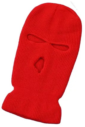 Red Balaclava Mask