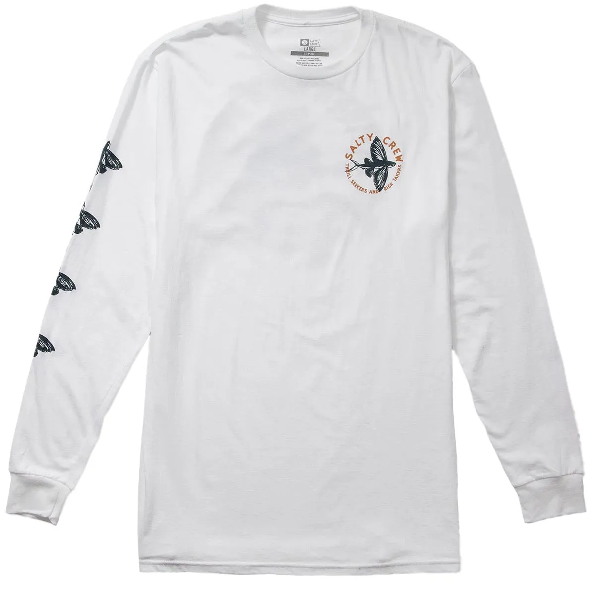 Salty Crew Fly By Long Sleeve T-Shirt - White