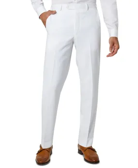 Sean John Mens Classic fit Dress Pants 32 / 32 White Solid
