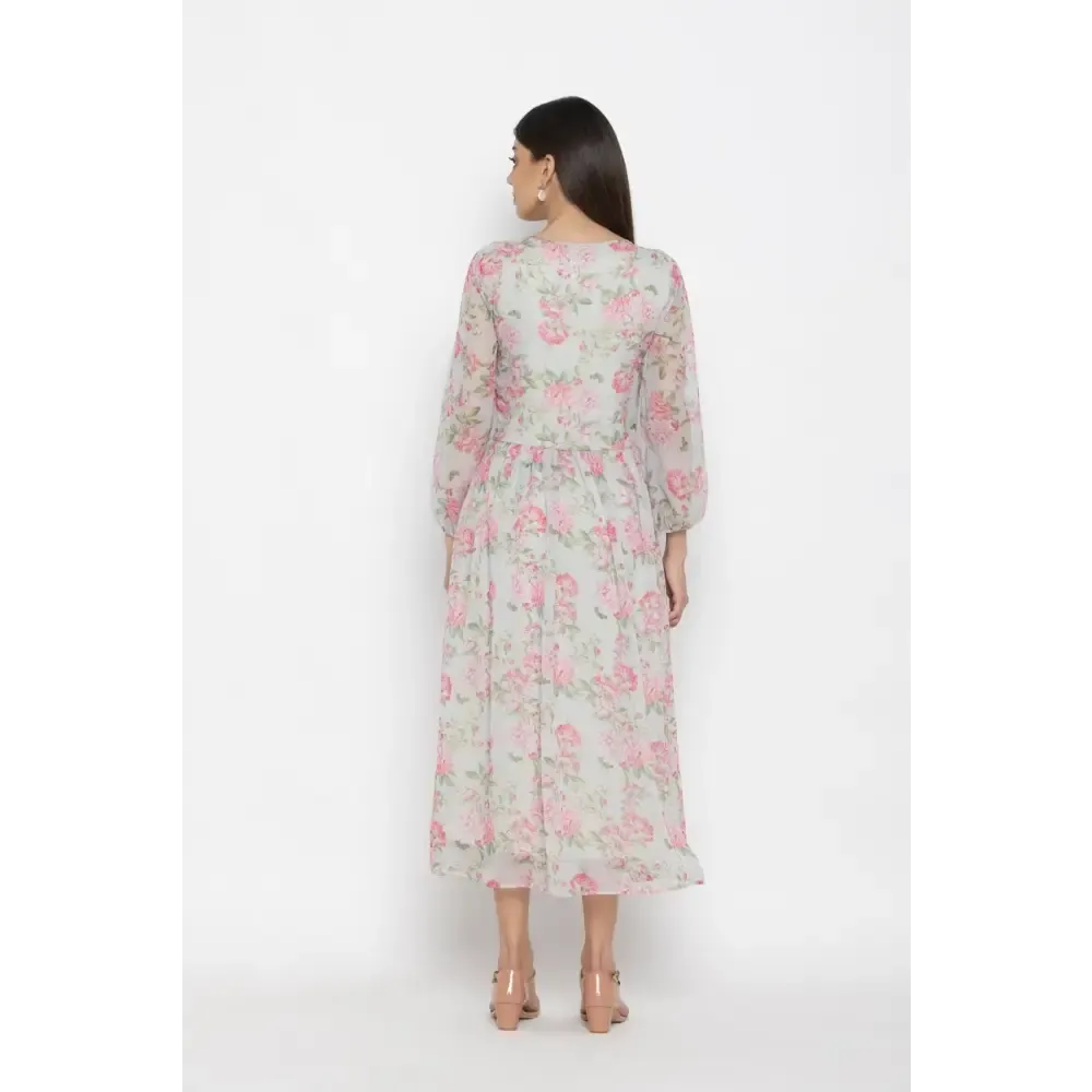 Sew You Soon Women Floral Print A-Line Maxi Dress