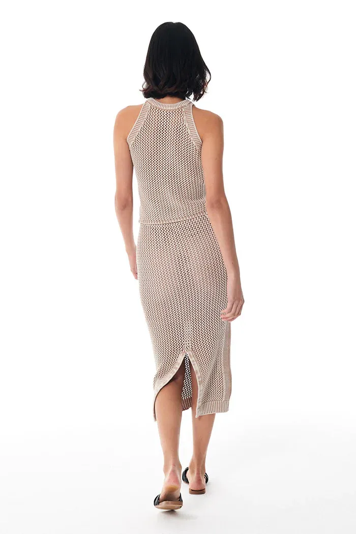 Shea Crochet Skirt | Dune Mineral Wash