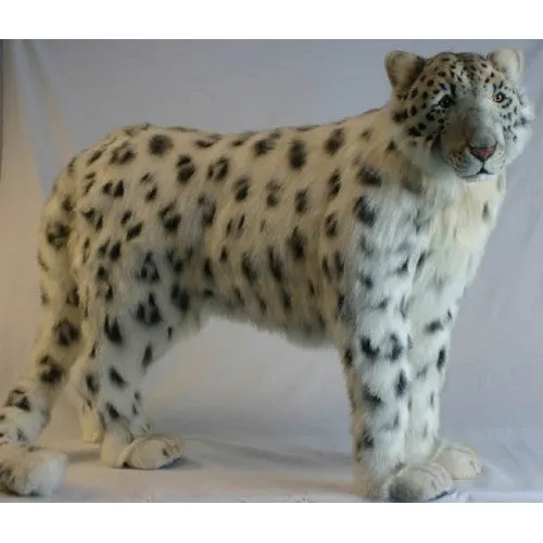 SNOW LEOPARD STANDNG 49' 'L X 37" H, Endangered Animal