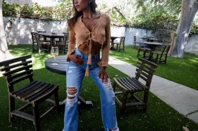 Sorrento Handknit Crop Sweater