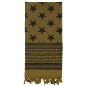 Stars and Stripes US Flag Shemagh Tactical Desert Keffiyeh Scarf