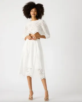 STEVE MADDEN ANAISA SKIRT IN WHITE