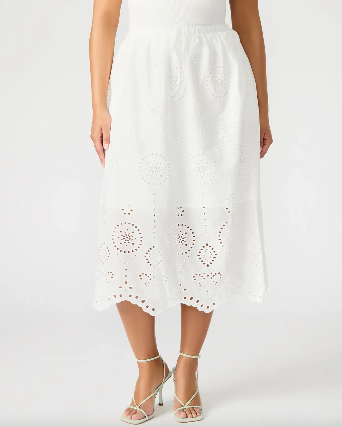 STEVE MADDEN ANAISA SKIRT IN WHITE