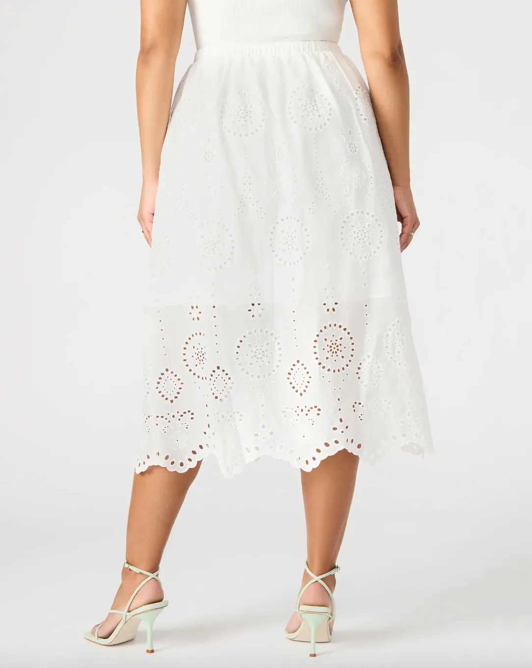 STEVE MADDEN ANAISA SKIRT IN WHITE