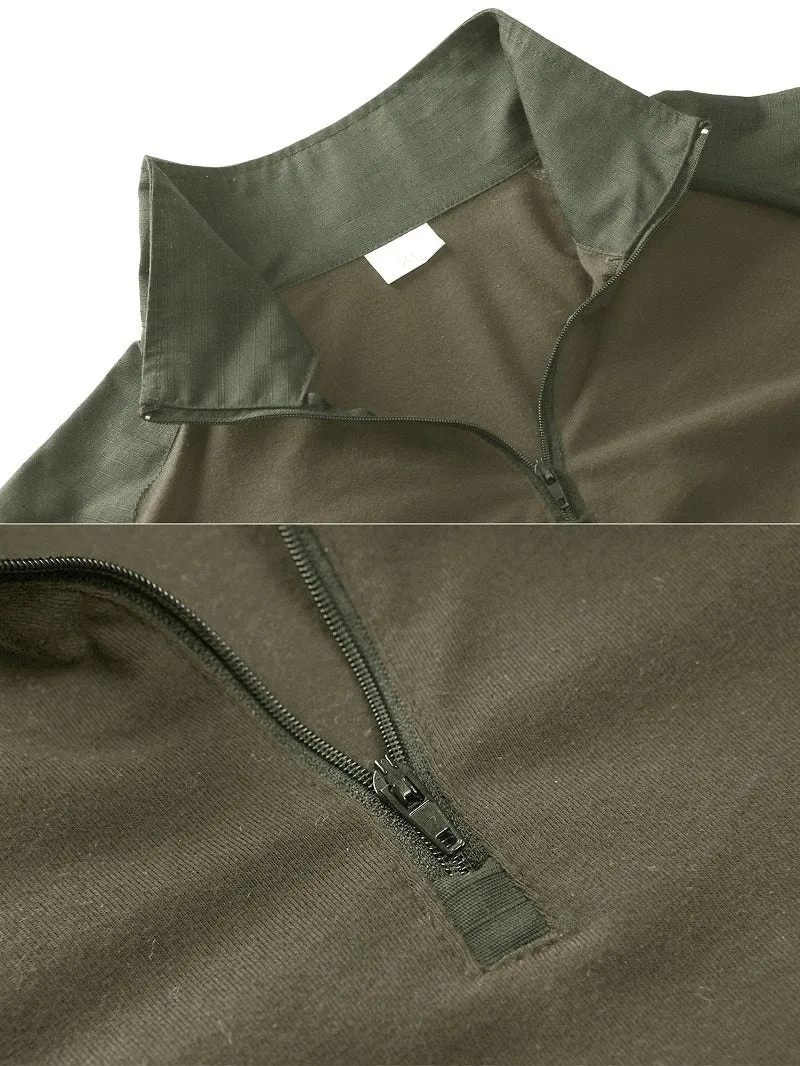Tactical Men Military Army Green SWAT Combat Shirt