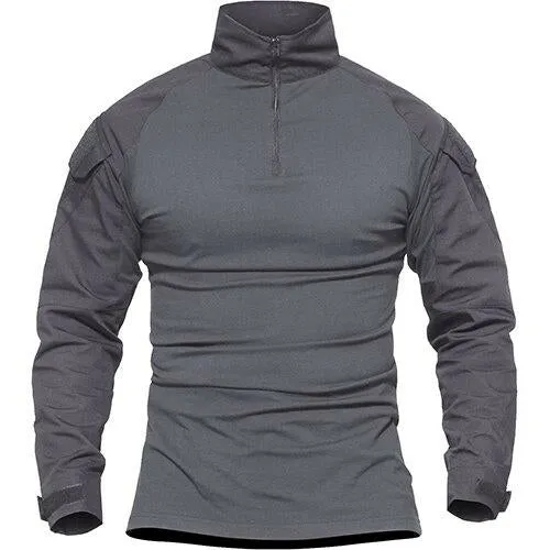 Tactical Men Military Army Green SWAT Combat Shirt