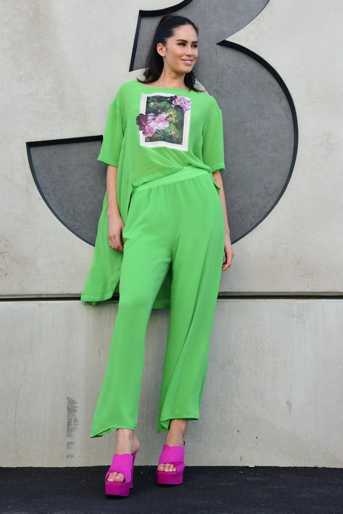 The Great Drape Pant | Green