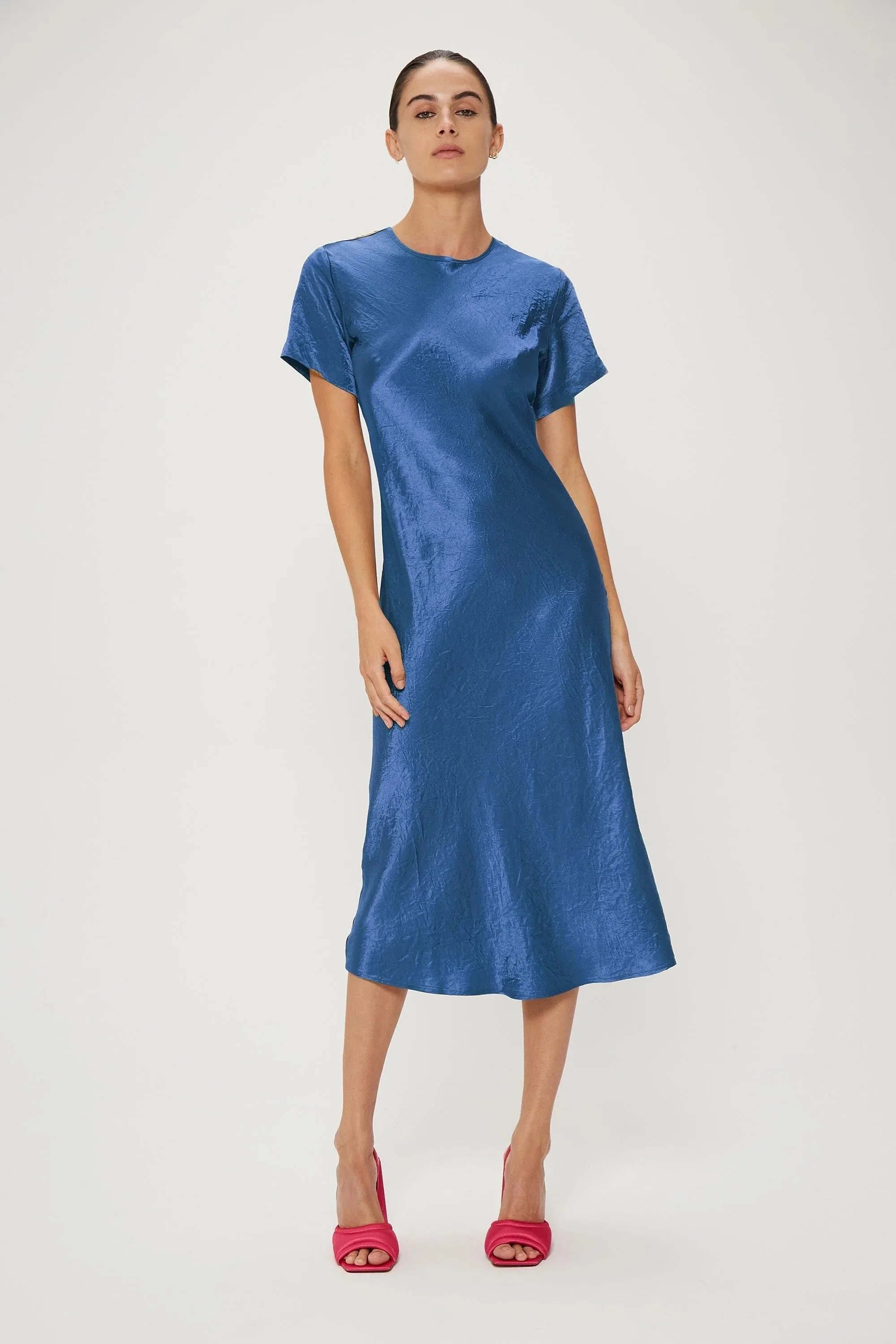 Third Form Crush Bias Tee Midi Dress AEGAEN