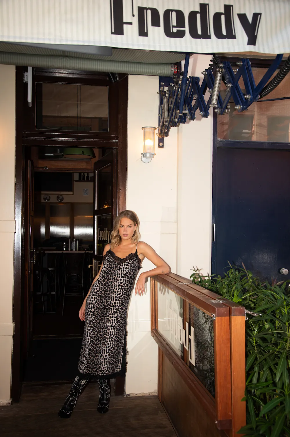 Tiger slip dress