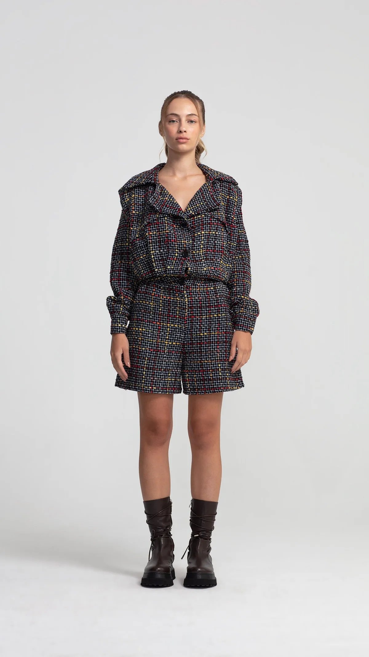 Tweed  Bomber Jacket