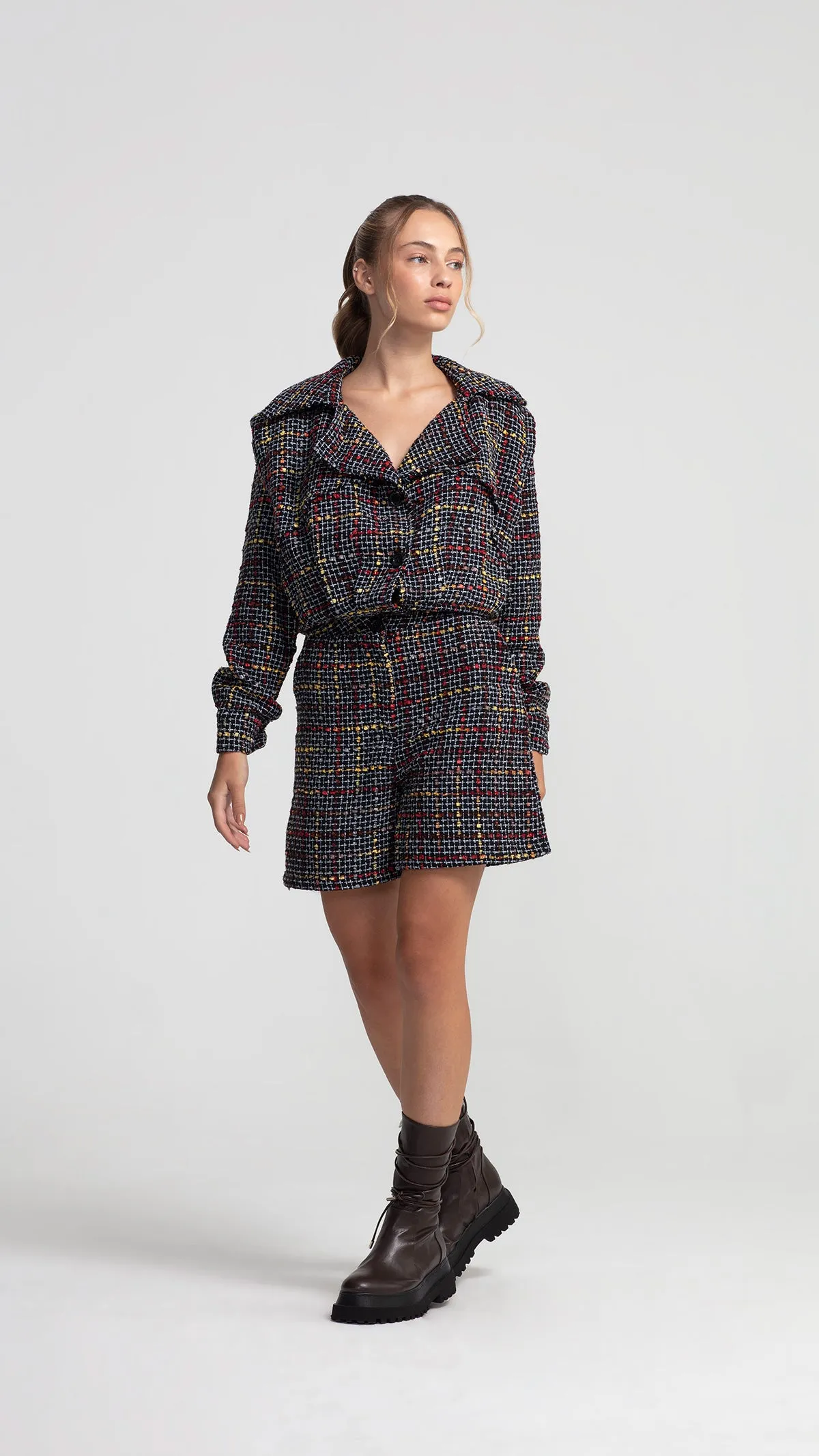 Tweed  Bomber Jacket