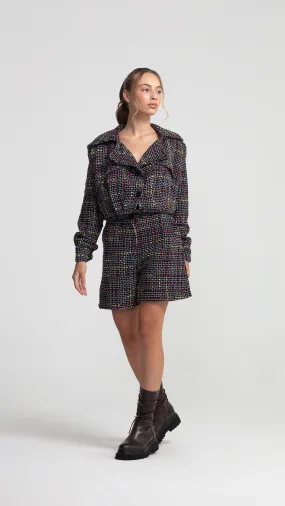 Tweed  Bomber Jacket