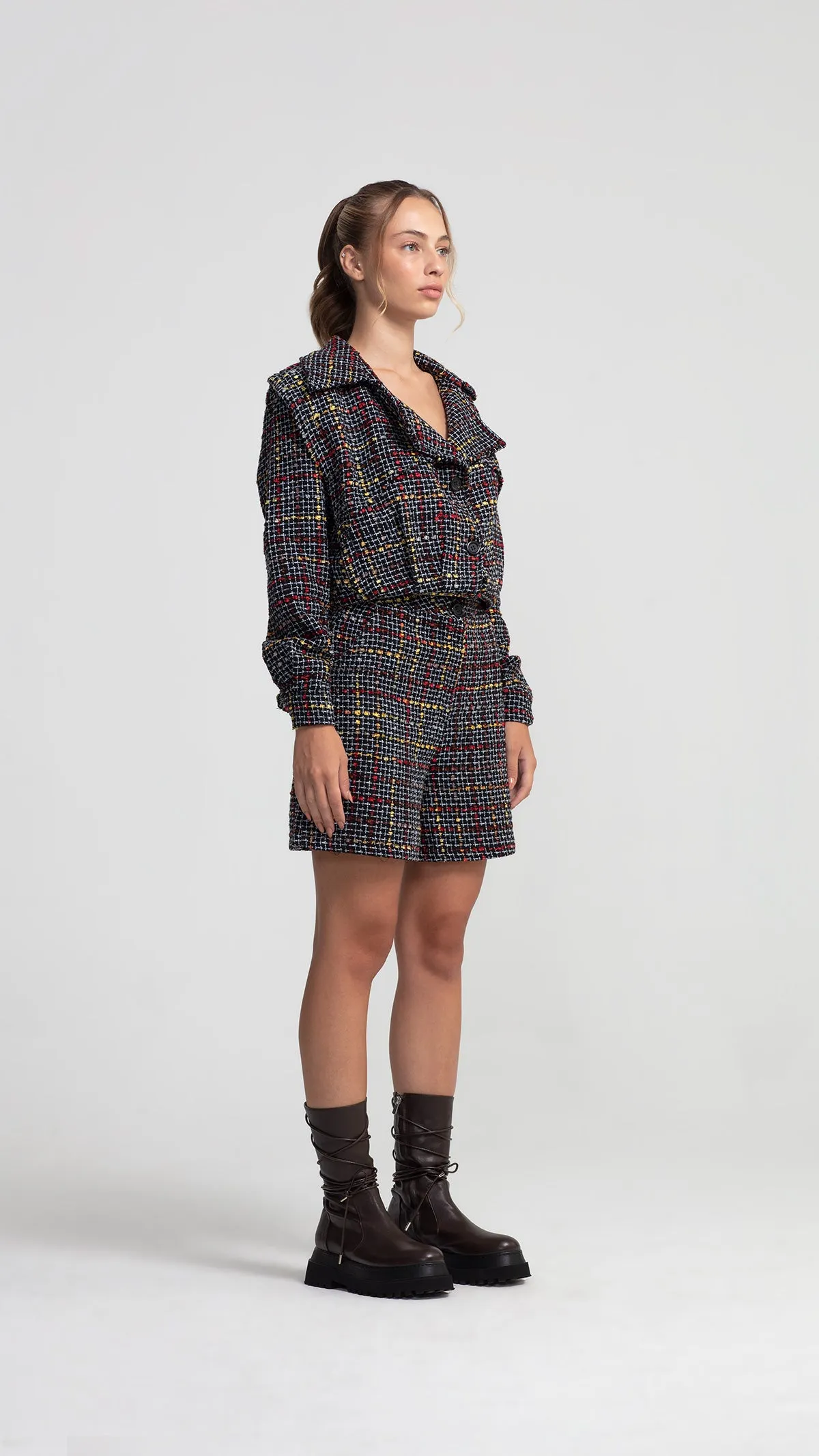 Tweed  Bomber Jacket