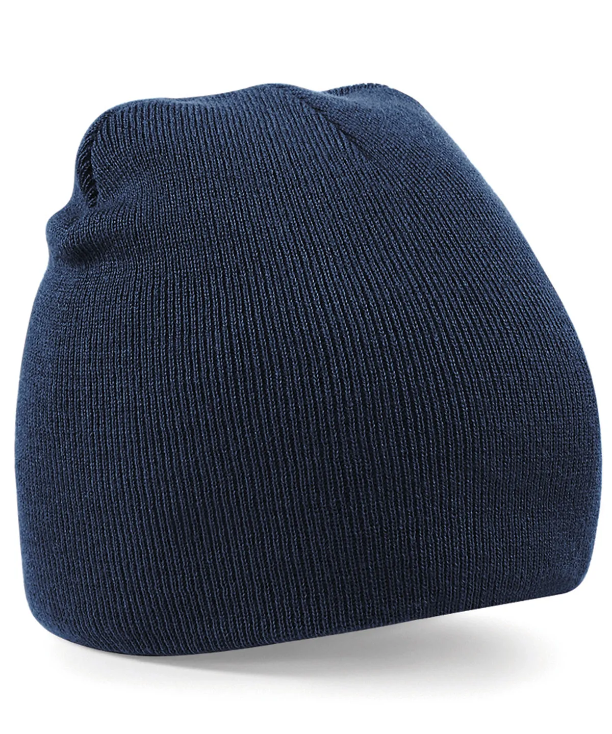 Two-tone pull-on beanie | French Navy