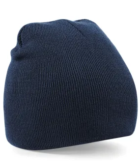 Two-tone pull-on beanie | French Navy