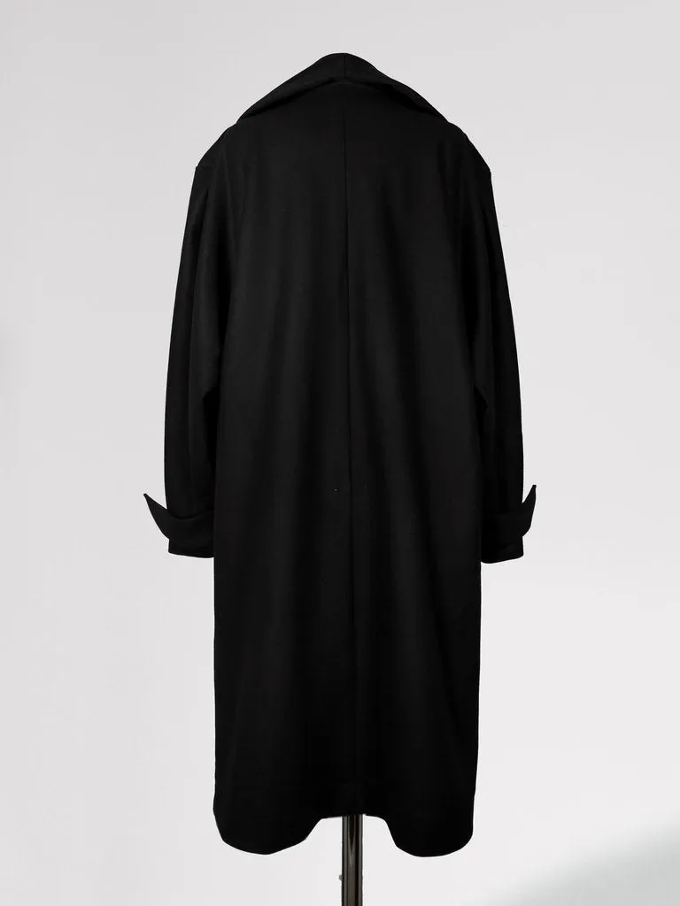 Unisex Origami Triangle Shoulder Wool Coat