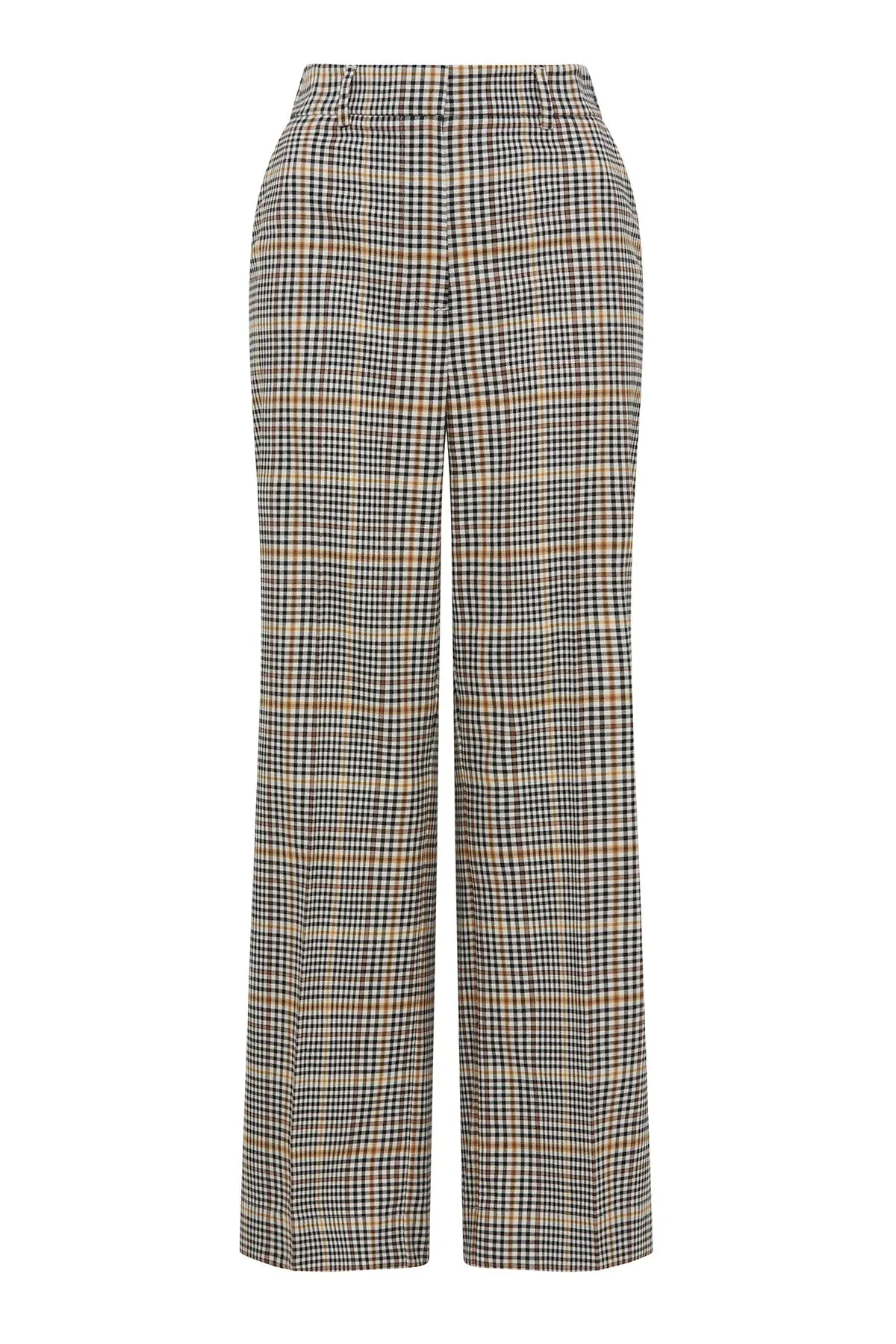 Winston Check Pant | Camel Check