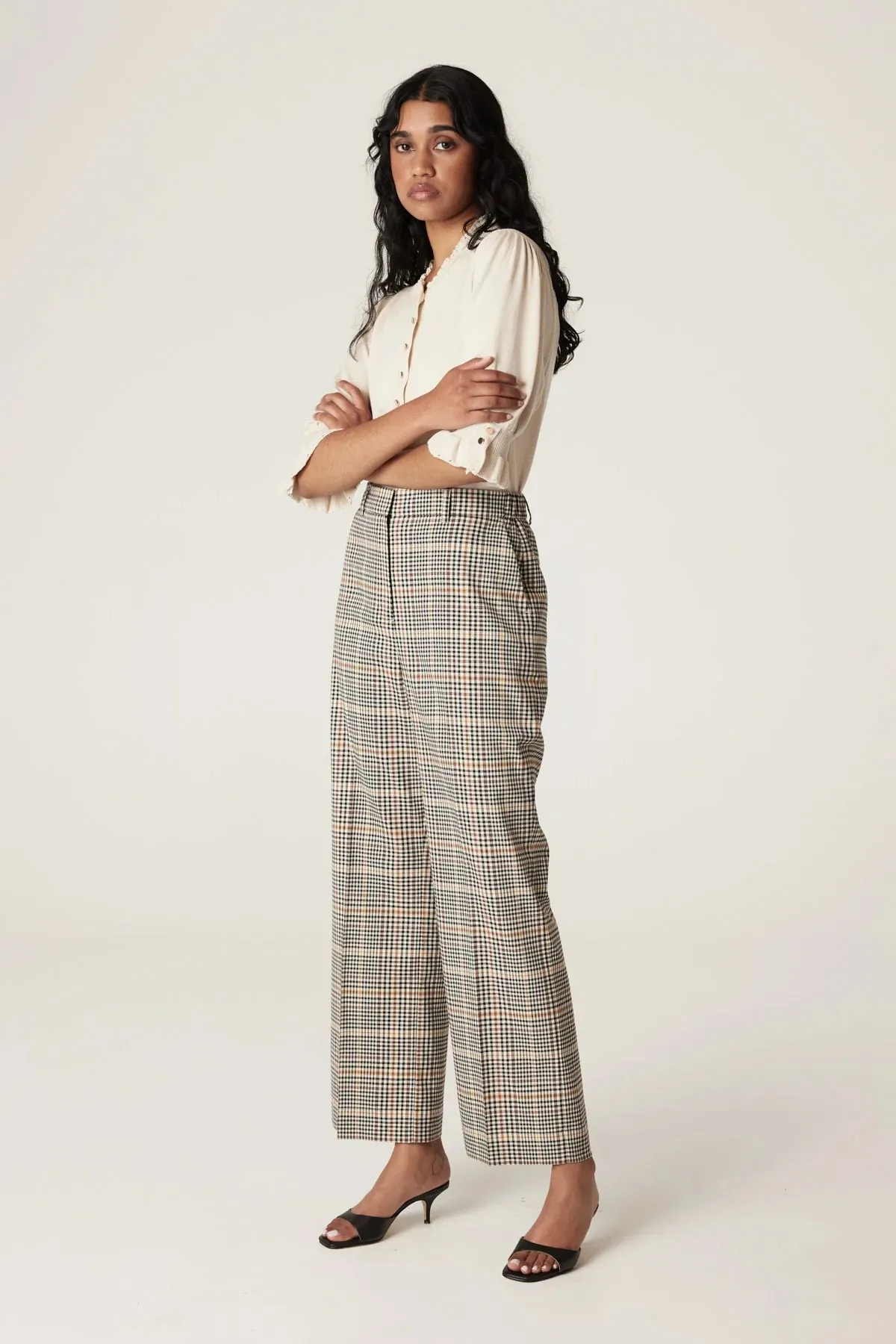 Winston Check Pant | Camel Check