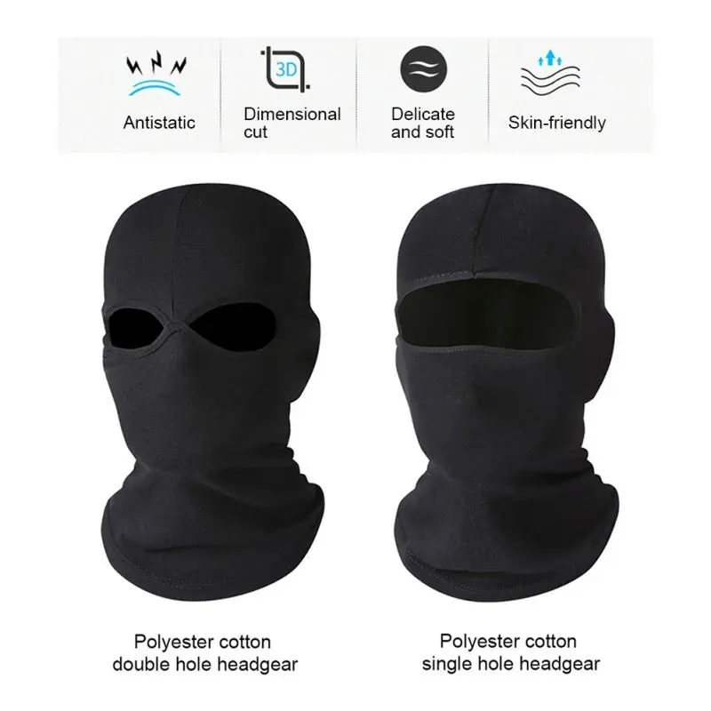 Winter Full Face Masks Covers Hats Outdoor Cycling Hiking Skiing Breathable Warm Windproof Beanies Elastic Balaclava Caps