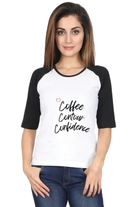 Women's Raglan Full Sleeve T-Shirt (printed)