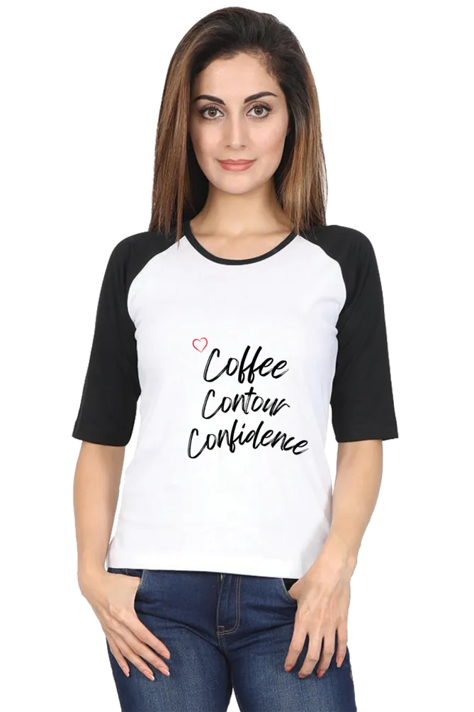 Women's Raglan Full Sleeve T-Shirt (printed)