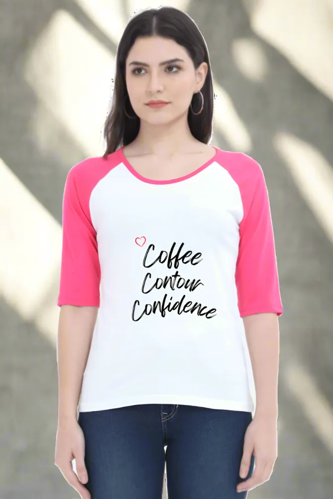 Women's Raglan Full Sleeve T-Shirt (printed)