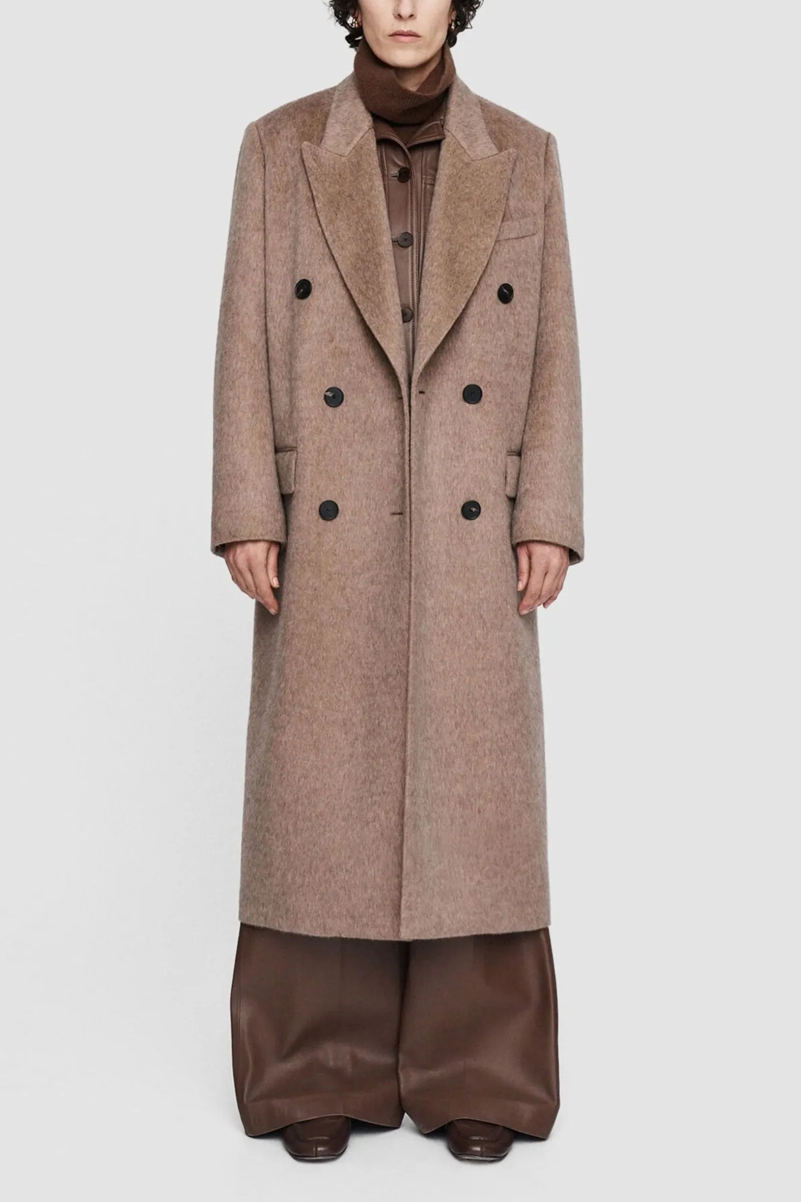 Yak Wool Lilas Coat